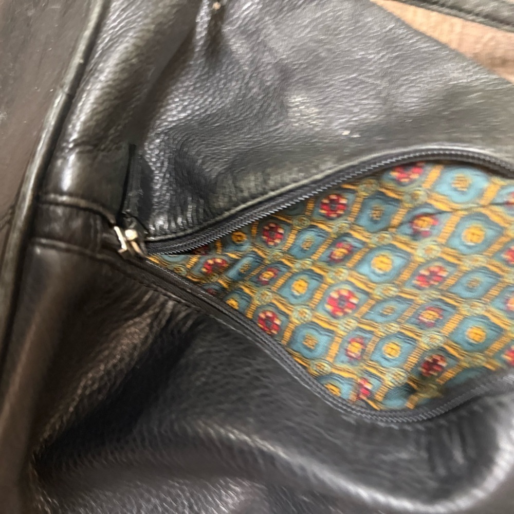 Vintage JBE GUC Colorful Leather Patchwork Backpack - Picture 9 of 16